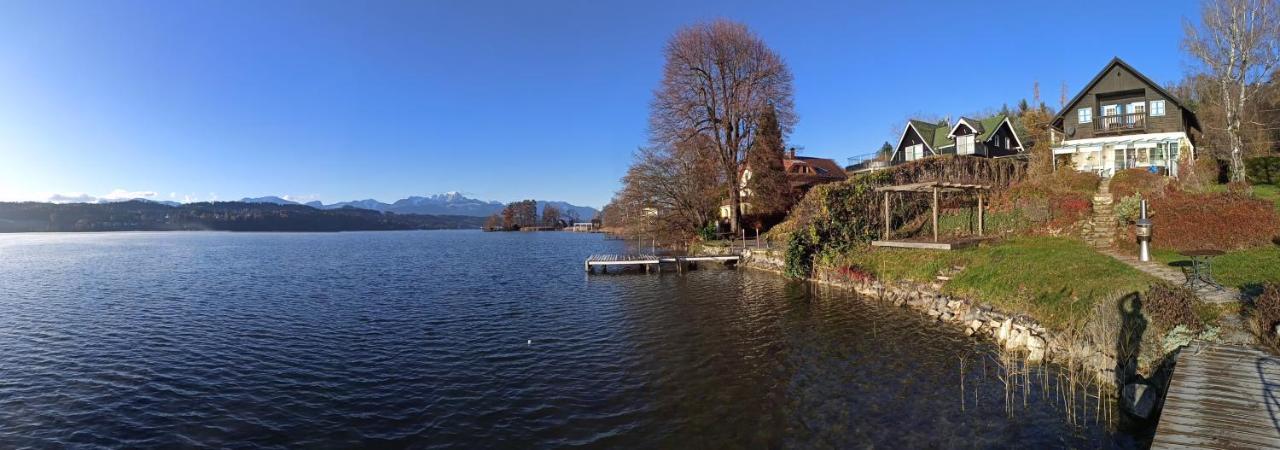 Seehaus Traumhaft Woerthersee Tiebitsch Bagian luar foto